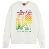 Scotch & Soda Chest Artwork Sweatshirt (Off White) 174494