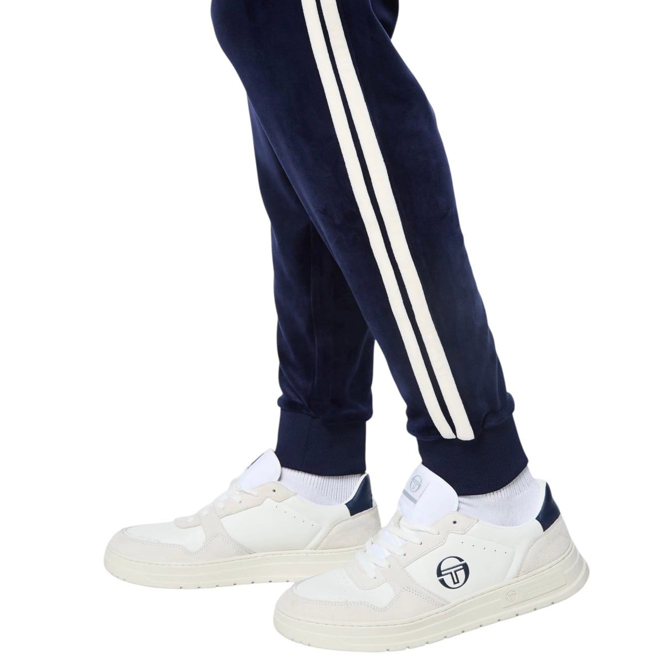 Sergio Tacchini Damarindo Velour Track Set (Maritime Blue)