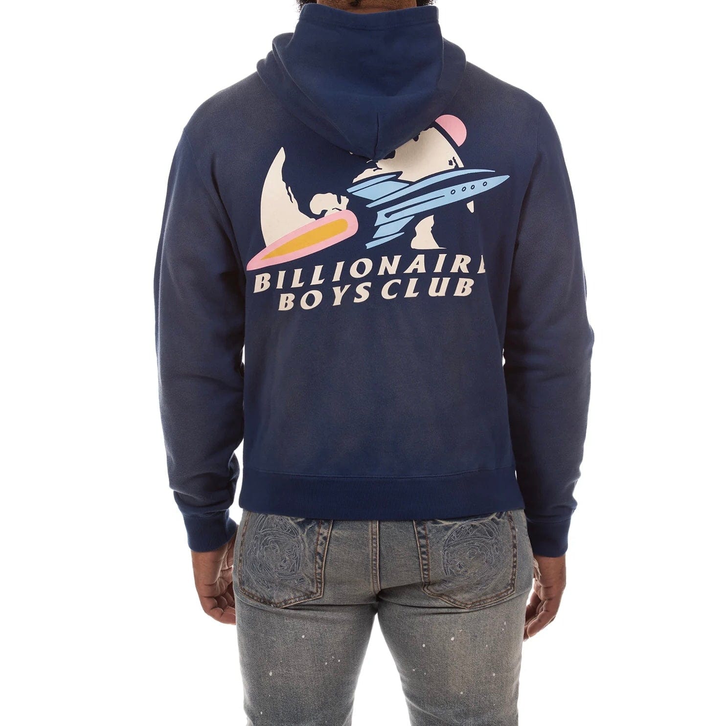 Billionaire Boys Club BB New World Hoodie & Helmet Jogger Set (Navy Peony)
