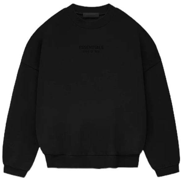 Fear Of God Essentials Crewneck (Jet Black) 192BT232040F