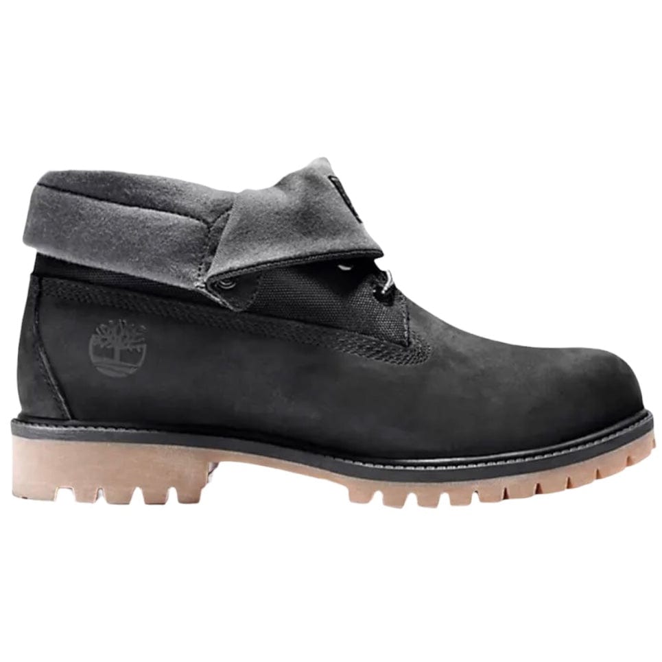 Timberland Heritage Roll Top Boots (Black Nubuck) TB-0A1S5P-001