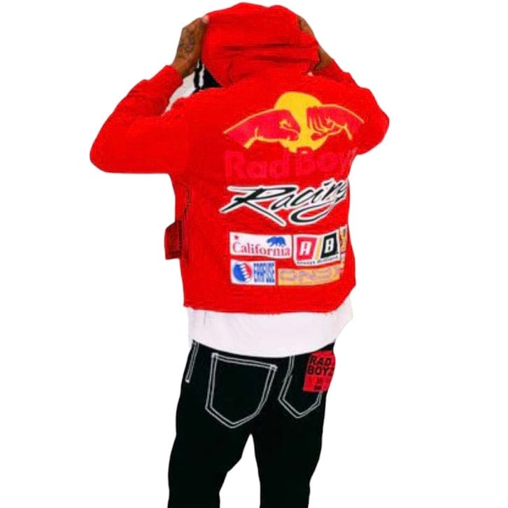 Rad Boyz Red Bull Crop Hoodie (Red) RB-KT-106