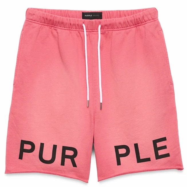 Purple Brand Wordmark Terry Sweatshort (Desert Pink) P446-PWMD324