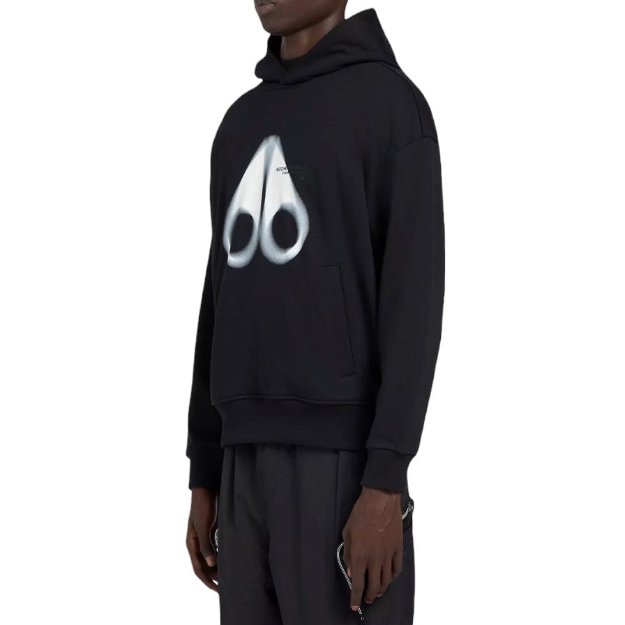 Moose Knuckles Maurice Popover Hoodie (Black) M15MS653