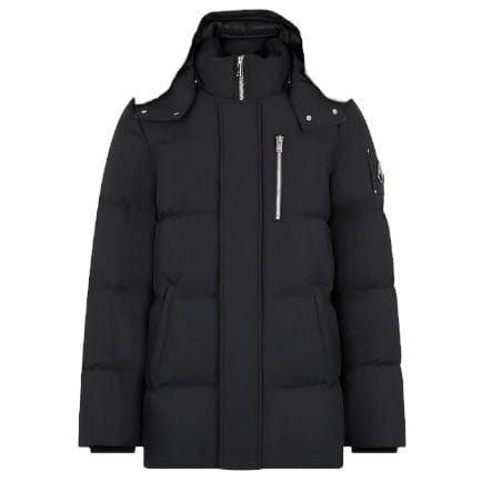 Moose Knuckles Cloud 3Q Shearling Jacket (Black/Black) M35MJ178S