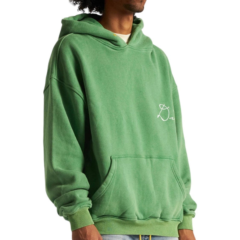 Diet Starts Monday Chainstitch Hoodie (Green) DSM-SPR24-023