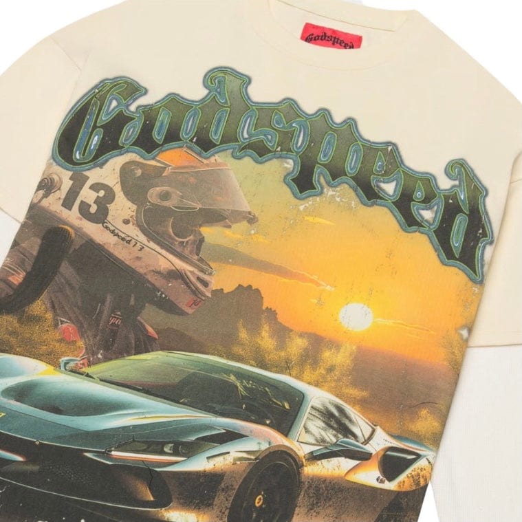 Godspeed Sunset Drift Layered T-Shirt (Bone)