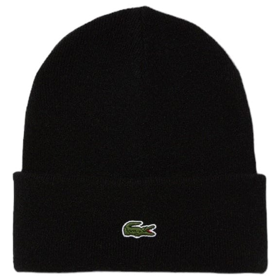 Lacoste Unisex Wool Beanie (Black) RB9825-51