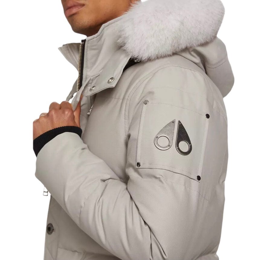 Moose Knuckles Original 3Q Neoshear Jacket (Storm Grey/Natural Shearling)