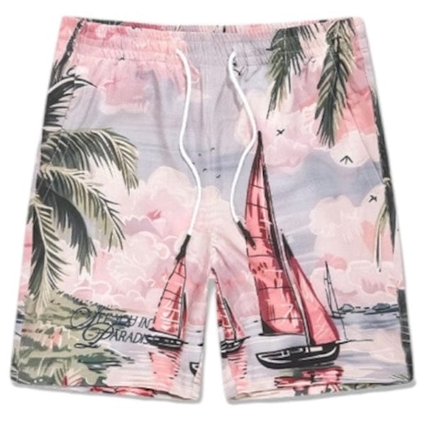 Jordan Craig Retro Wanderlust Party Short & Shirt Set (Palm Beach) 2060-2060S