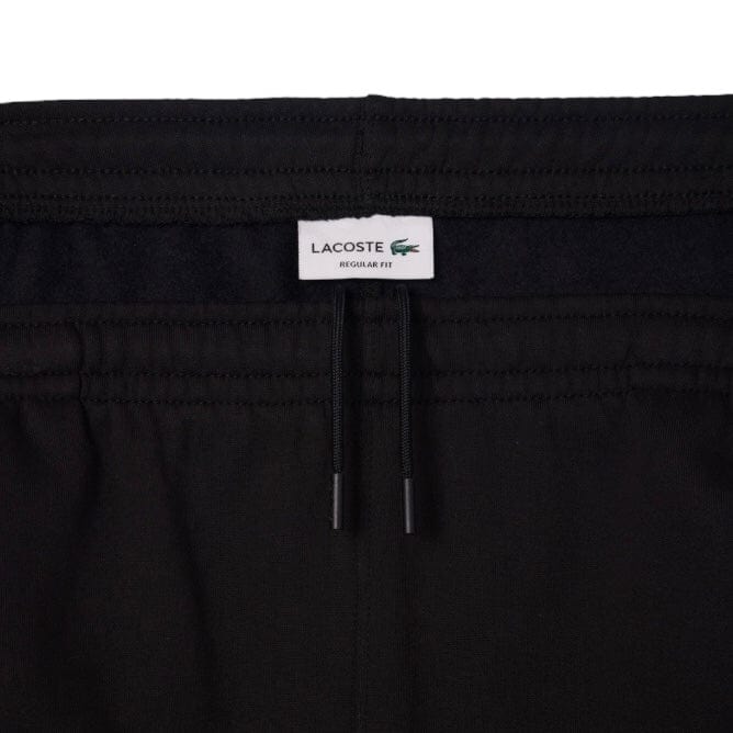 Lacoste Logo Stripe Fleece Shorts (Black) GH7397-51