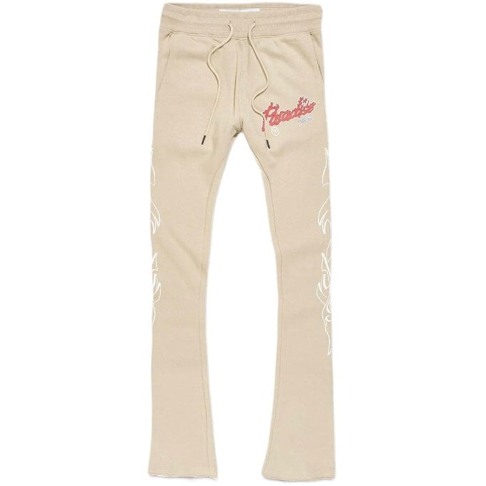 Jordan Craig Paradise Tour Stacked Sweatpants (Sand) 8241L