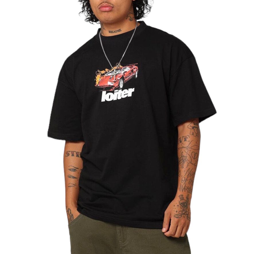 Loiter Collision Tee (Black)