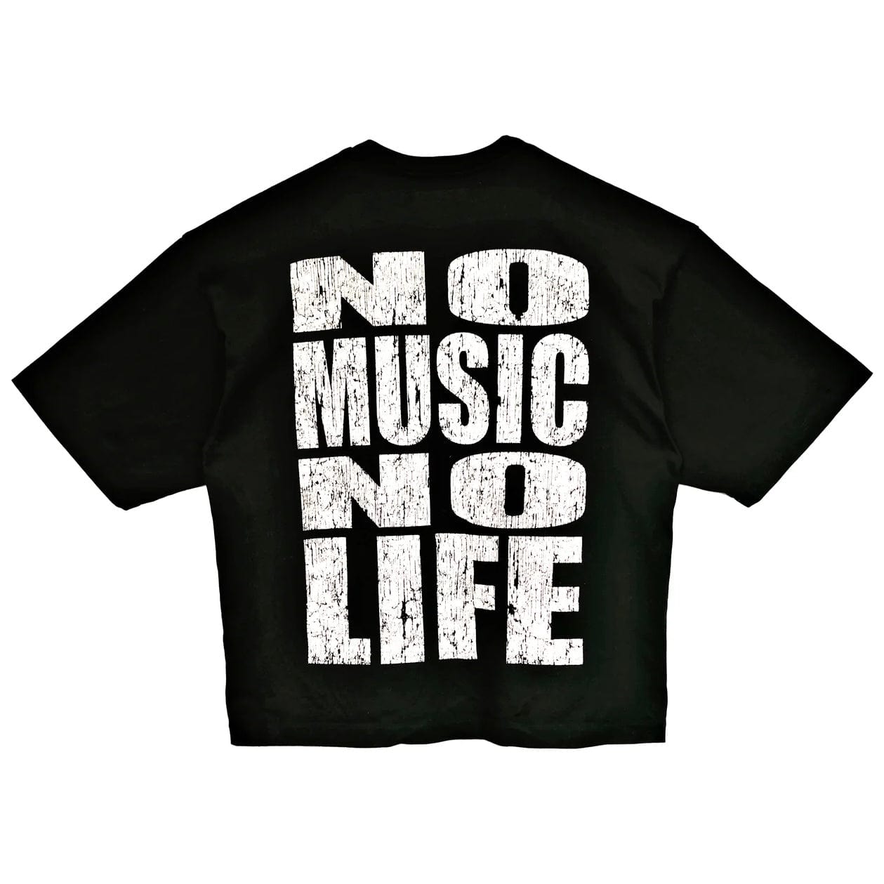 Cult Of Individuality Oversized Hwt No Music No Life Boxy SS Tee (Blac