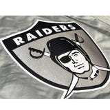 Mitchell & Ness NFL Oakland Raiders Double Clutch Jacket (Silver)