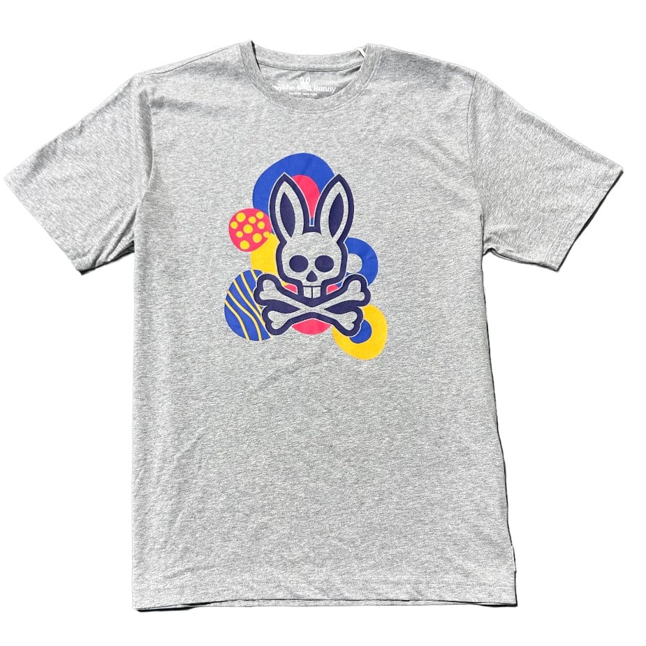 Psycho Bunny Dover Tee (Heather Grey) B6U915K1PC