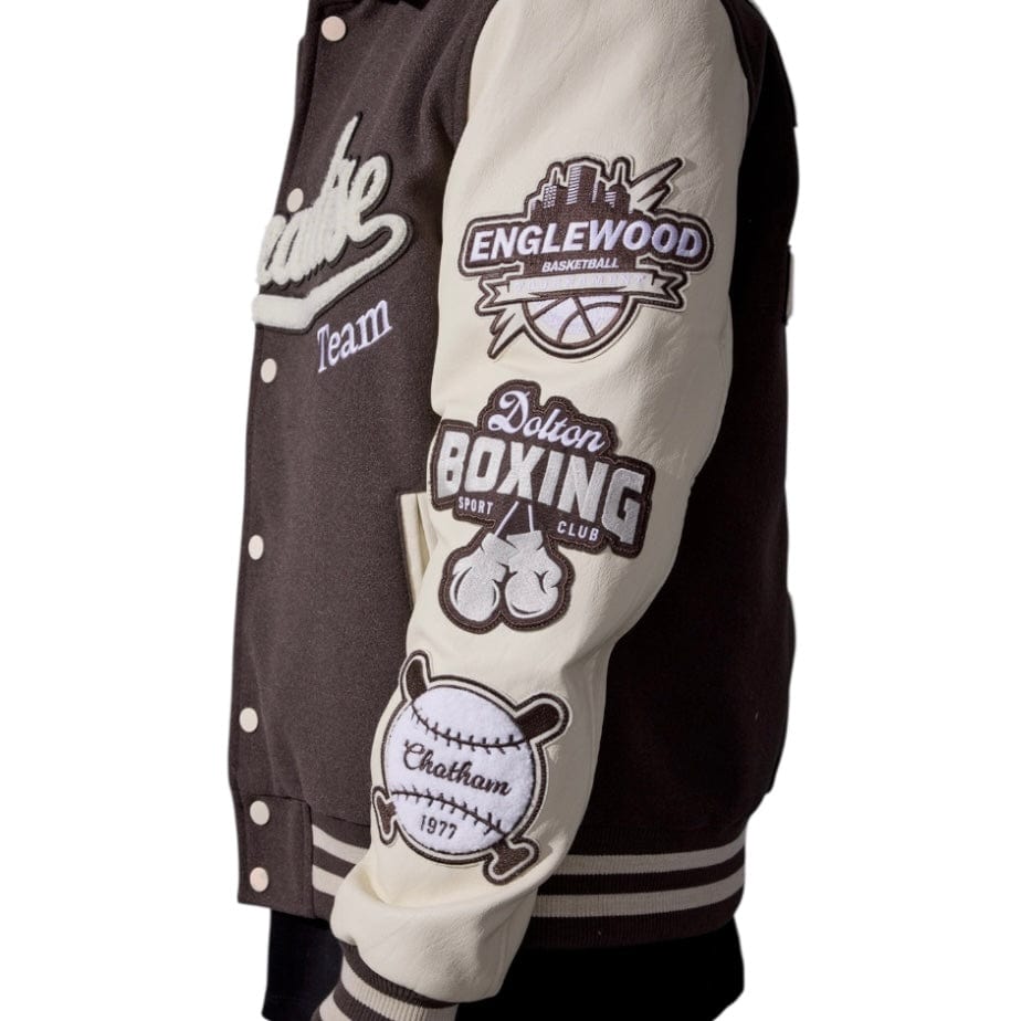 See You In Paradise Team Varsity Jacket (Chocolate) 91700