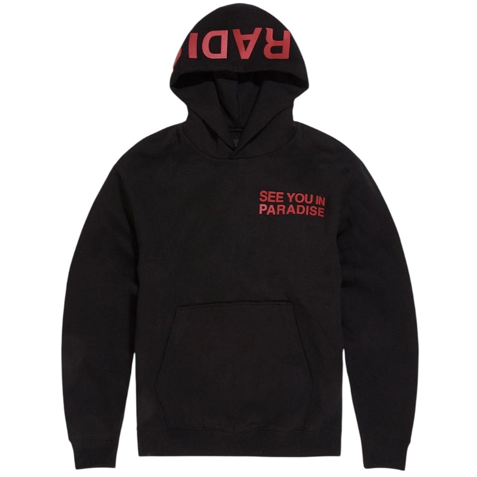 See You In Paradise Tonal Pullover Hoodie (Crimson) 8899H