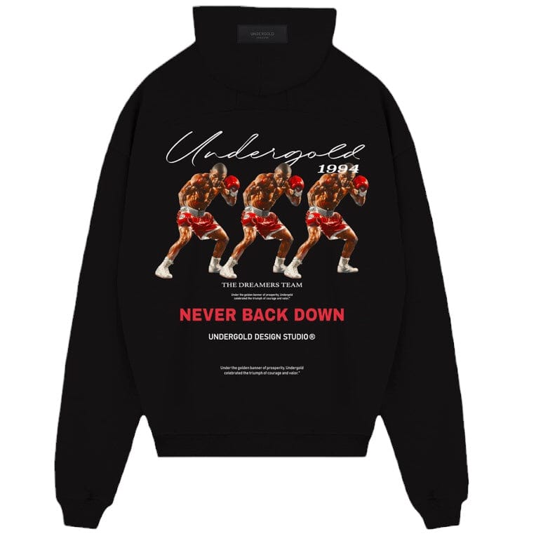 Undergold Dreamers "Never Back Down" Hoodie (Black)