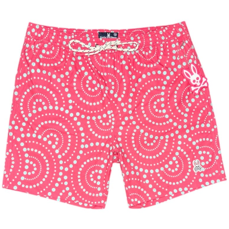 Psycho Bunny Hurell Swim Short (Azalea Pink) B6W654T1PO