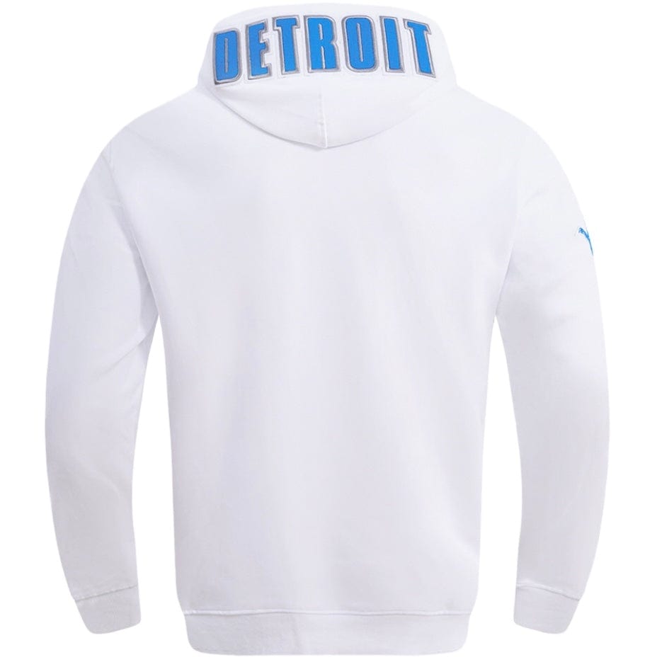 Pro Standard Detroit Lions Classic Chenille DK PO Hoodie (White)