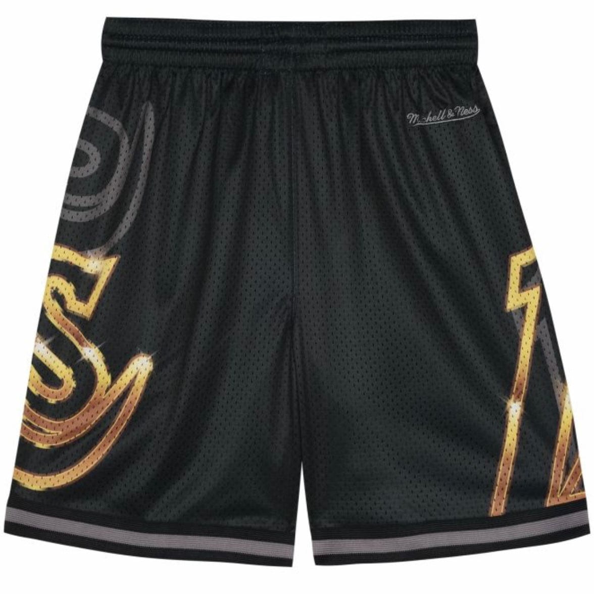 Youth Mitchell & Ness Big Face 4.0 Los Angeles Lakers Shorts (Black)