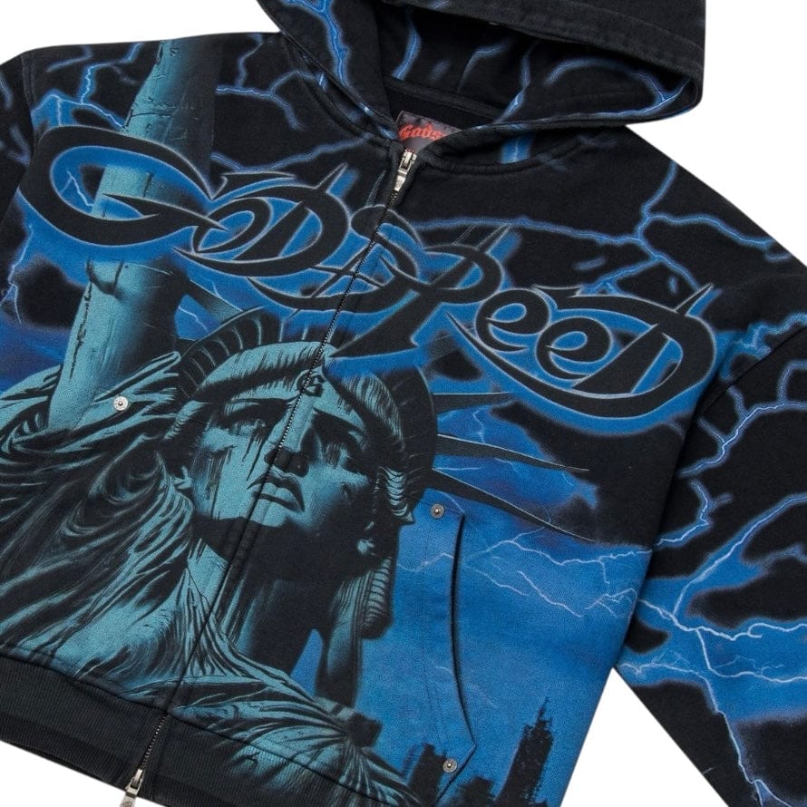 Godspeed Voltage Zip Hoodie (Blue)