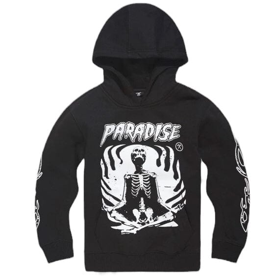 Kids Jordan Craig Reincarnation Pullover Hoodie (Black) 8629HK