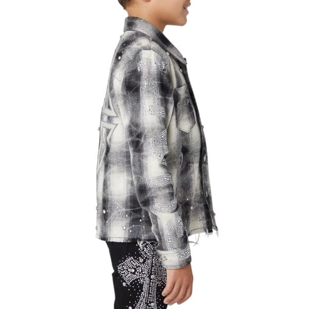 Boys Guapi Cross Kids Flannel (Cloud Grey)
