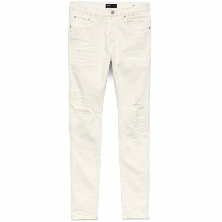 Purple Brand Light Destroy Denim (White) P001-LDWH324