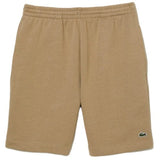 Lacoste Organic Brushed Cotton Fleece Shorts (Beige) GH9627-51