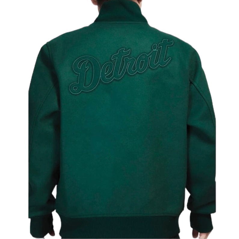Pro Standard Detroit Tigers Neutral Wool Varsity Jacket (Forest) LDT6311447-FOR