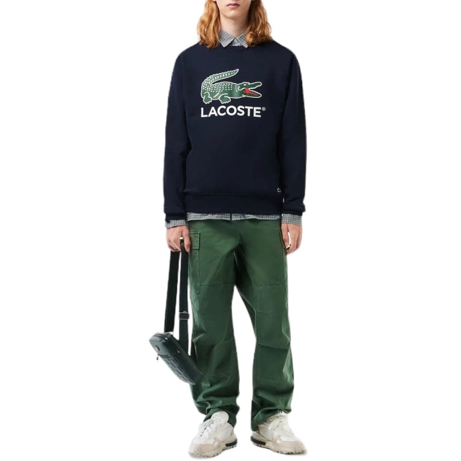 Lacoste Classic Fit Fleece Sweatshirt (Navy Blue) SH1281-51