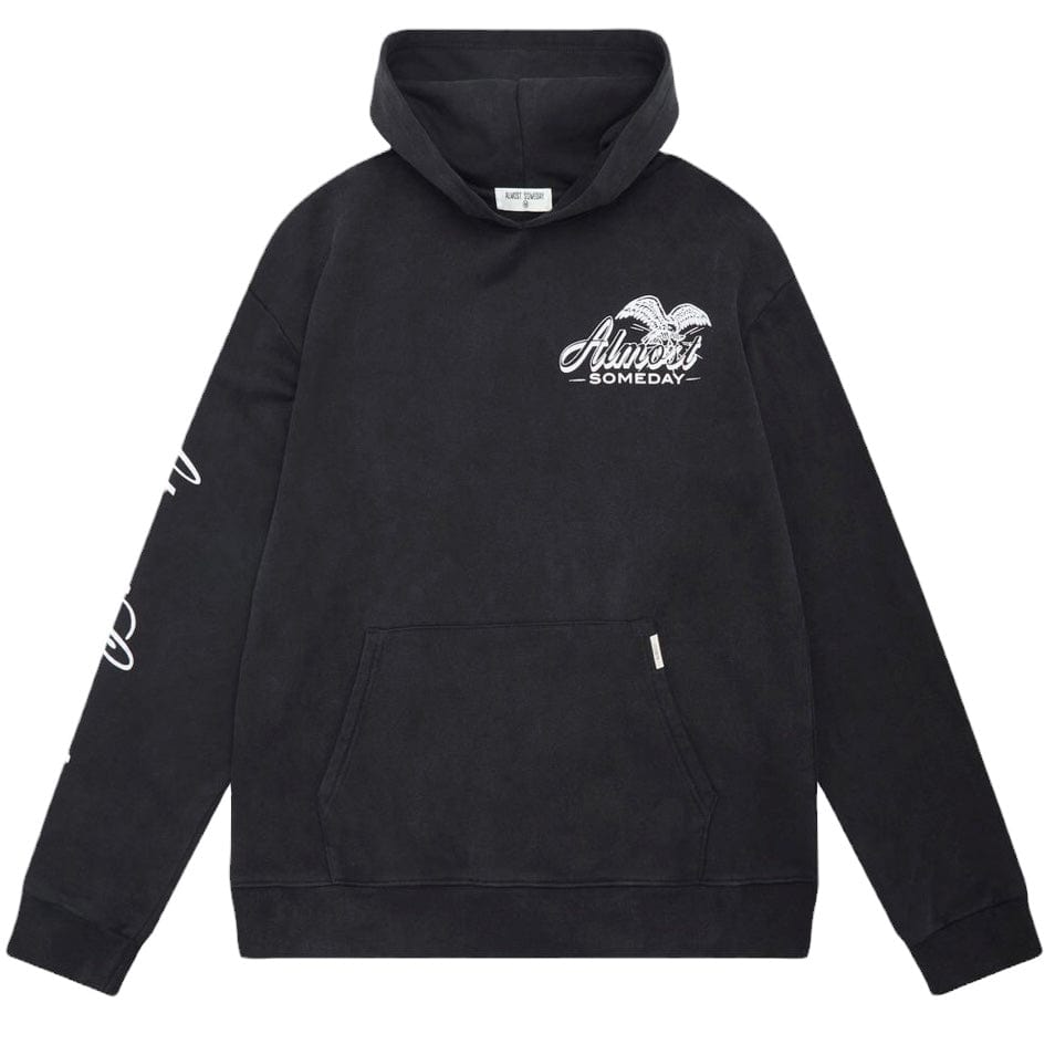 Almost Someday Prohibition Hoodie (Vintage Wash Black) AS-F2-13