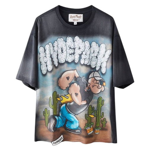 Hyde Park Puffing Spinach Tee (Black)