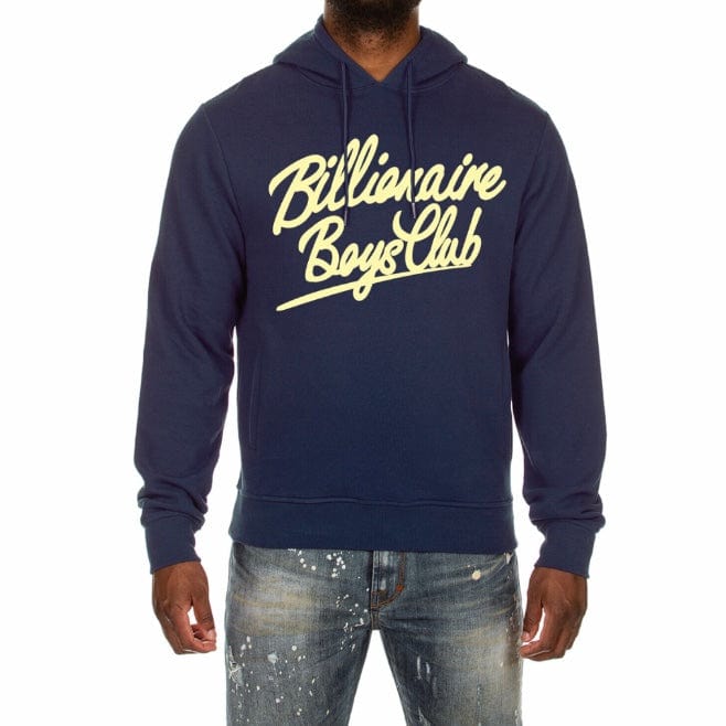 Billionaire Boys Club BB Script Hoodie (Blue Depths) 831-7309