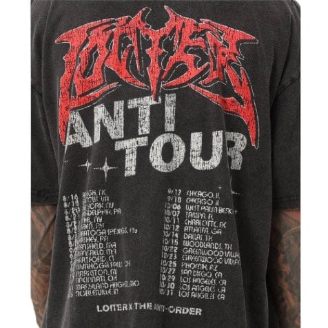 Loiter X The Anti Order Anti Tour Vintage Tee (Vintage Wash)