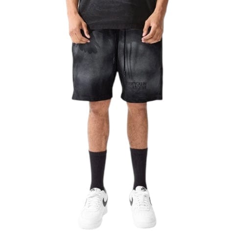 Jordan Craig Retro Paradise Washed Shorts (Vintage Black) 9117S