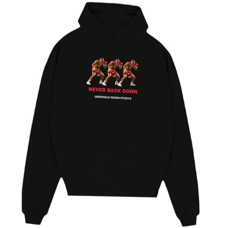 Undergold Dreamers "Never Back Down" Hoodie (Black)