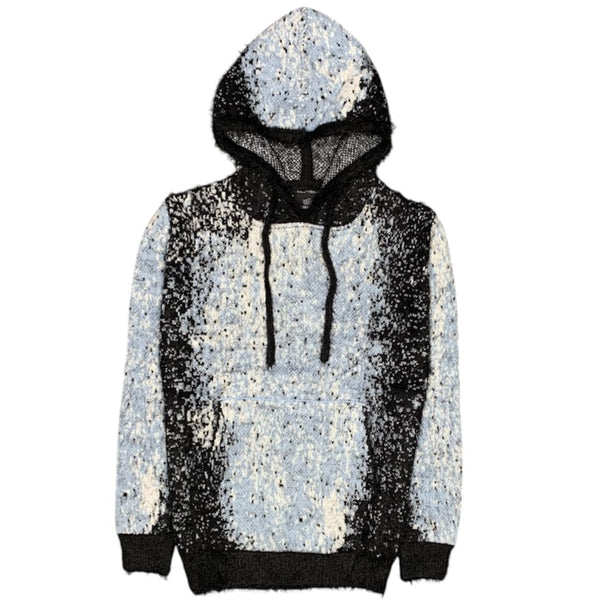 One In A Million Jumpsuit Mohair Pullover Sweater Hoodie (Blue) KG-630