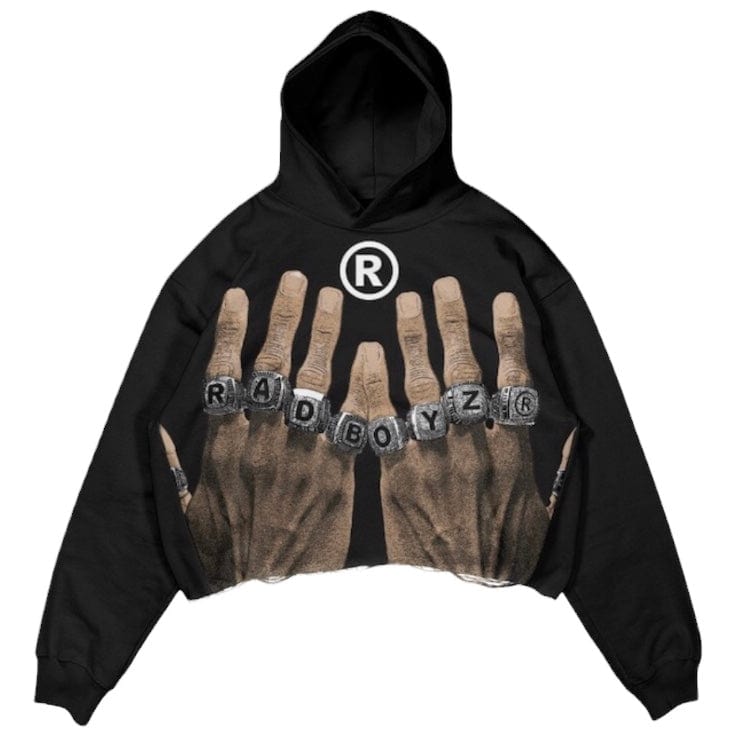 Rad Boyz Rings Hoodie (Black) RB-KT-109