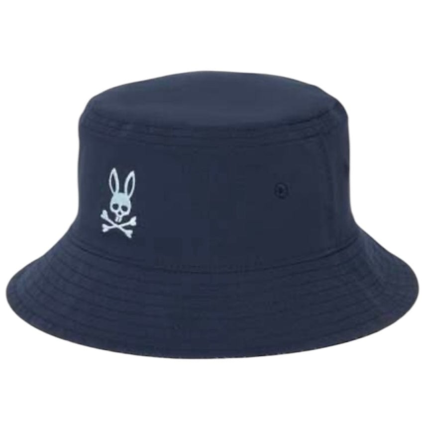 Psycho Bunny Dayton Reversible Bucket Hat (Navy) B6A213Y1HT