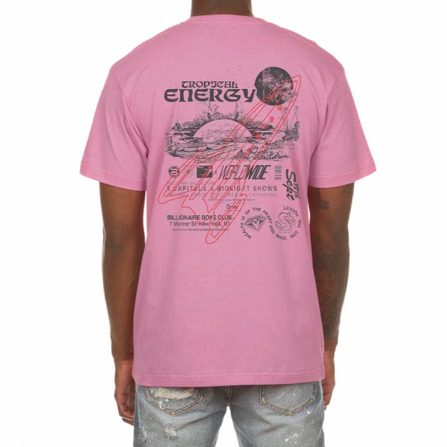 Billionaire Boys Club BB Energy SS Tee (Begonia Pink) 841-3206