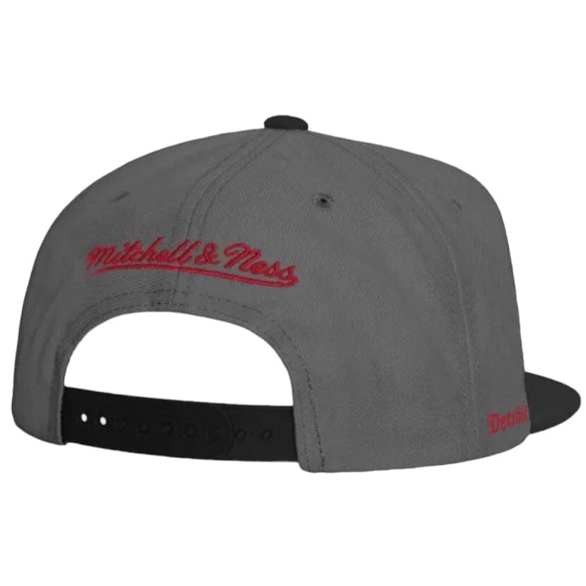 Mitchell & Ness Nhl Detroit Red Wings Storm Front Snapback (Grey)