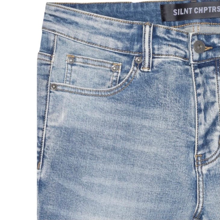 Silnt Chptrs Chptrs Stacked Denim (Medium Blue Wash) SC-J2-003