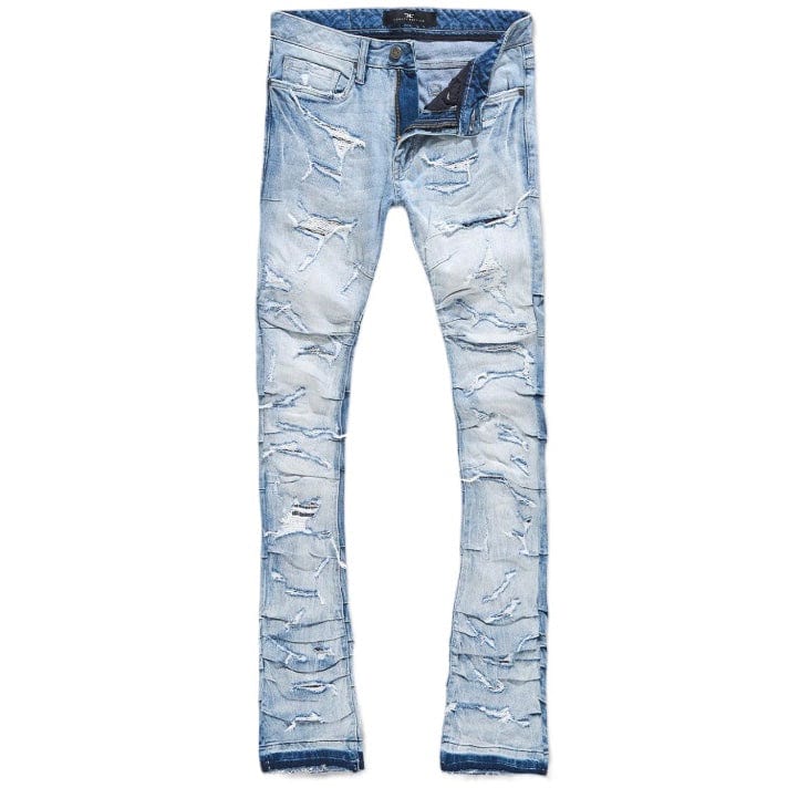 Jordan Craig Martin Stacked Ripple Effect Denim (Sky Blue) JTF1157