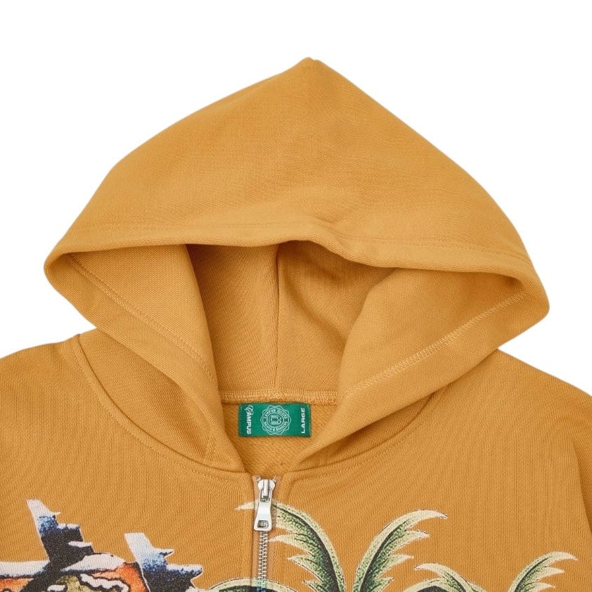 Campus Goods Peacekeeper Zip Up Hoodie (Orange) CG-H25-042