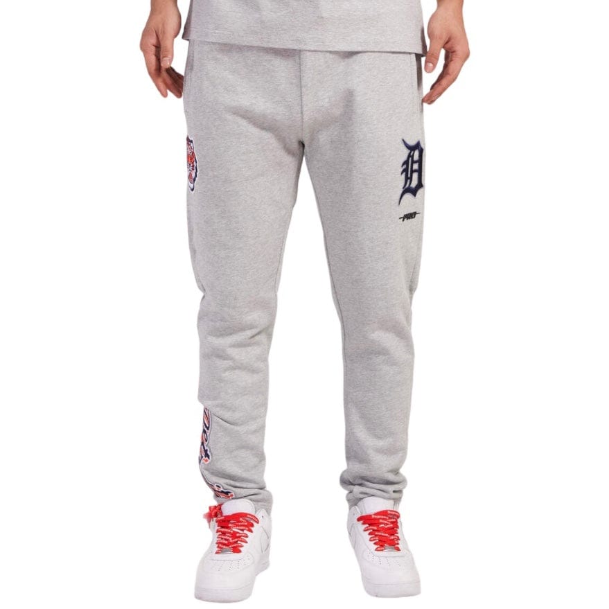 Pro Standard Detroit Tigers Brushed Back French Terry Joggers (Heather Grey)