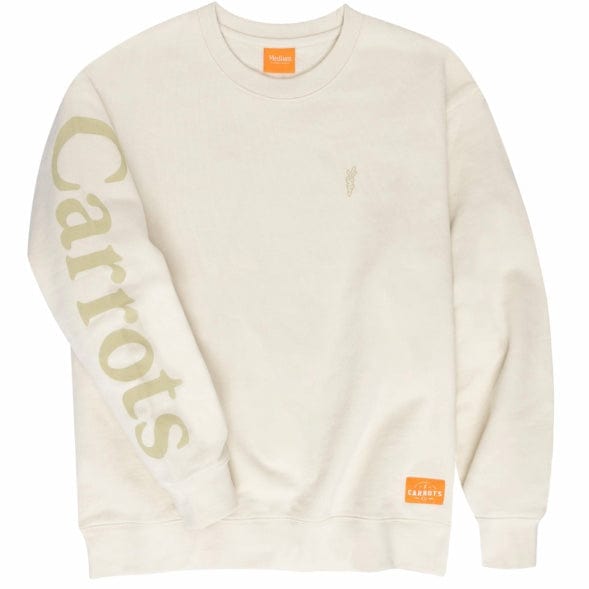 Carrots Wordmark Crewneck Sweatshirt (Cream)