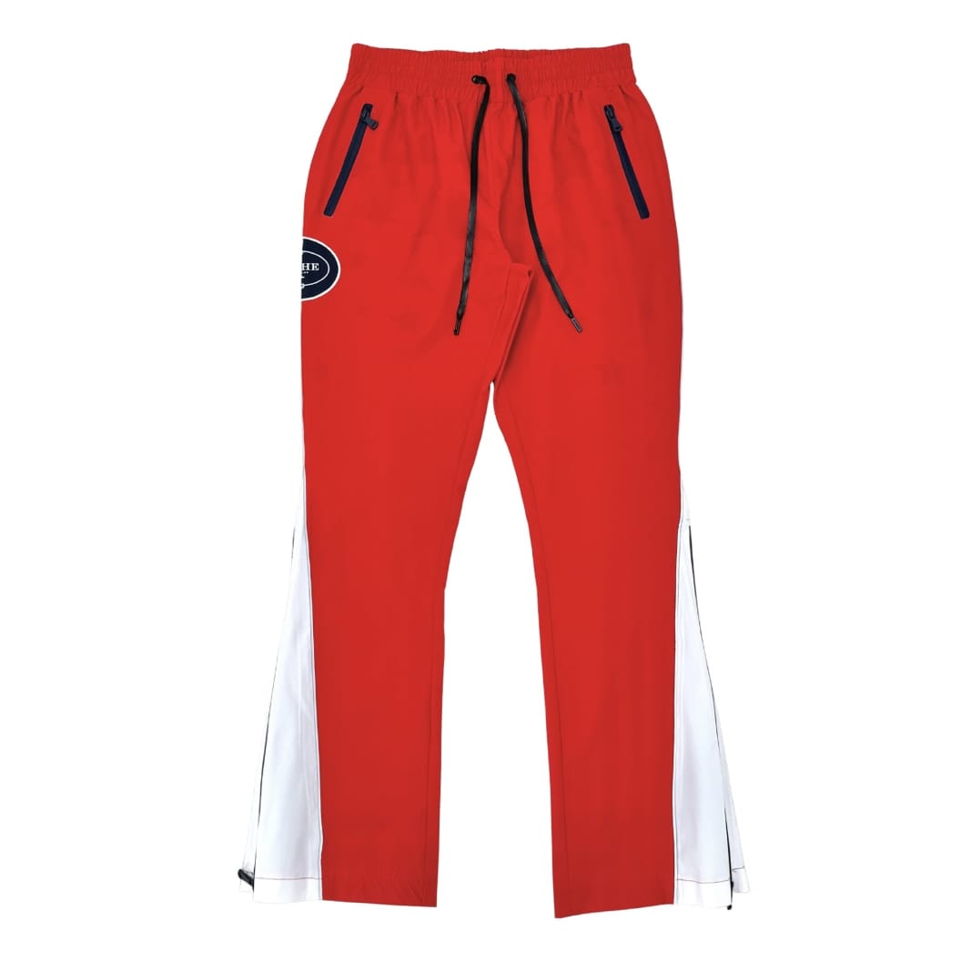 Vie Riche Star Studded Nylon Jacket & Pants Set (Red) VR1850/VR1851-RED